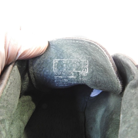Clarks Size 8 M Black Leather Boots Mens R2 C2 main image 4